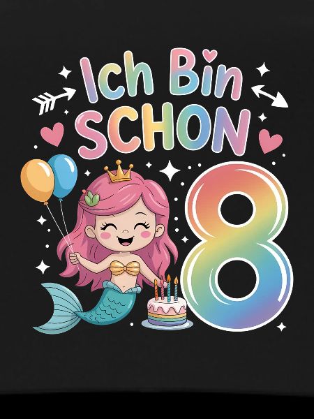 I'm already 8 Mermaid Birthday