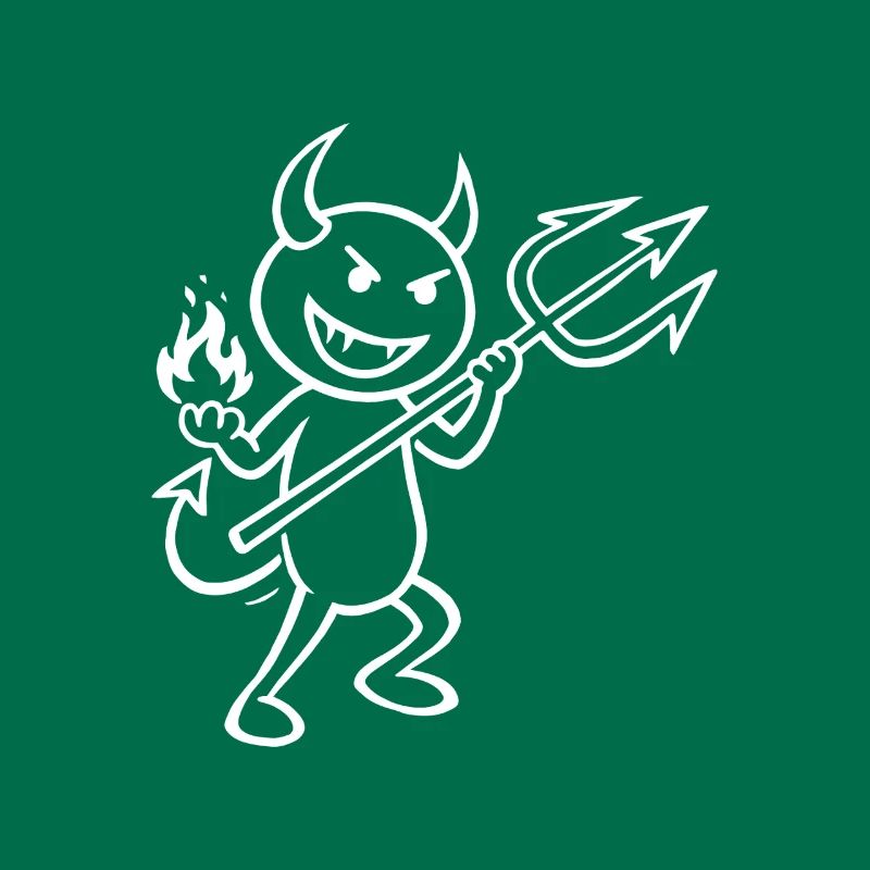 Devilish Flames - Devil with Flames