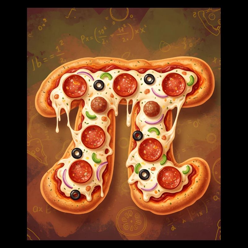 Pizza forme de pi