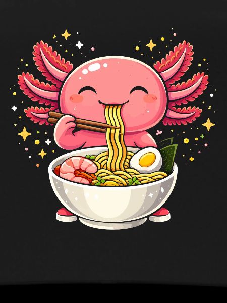 Ramenengelchen mit Nudeln