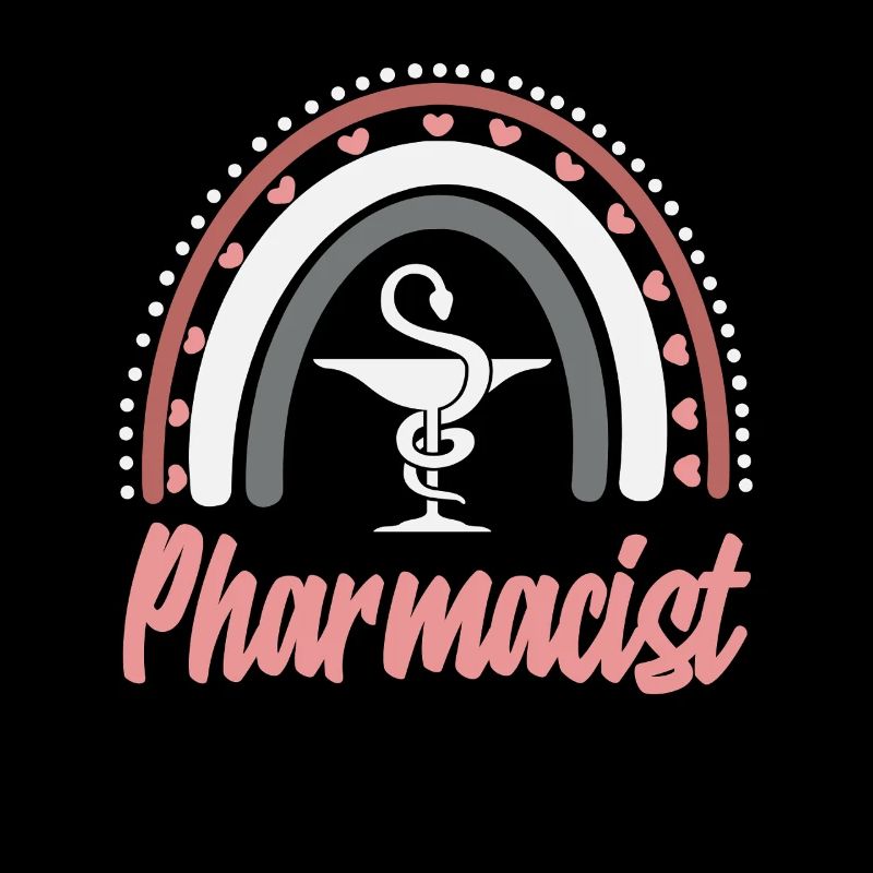 Boho Rainbow Pharmacist Pharmacy Technician