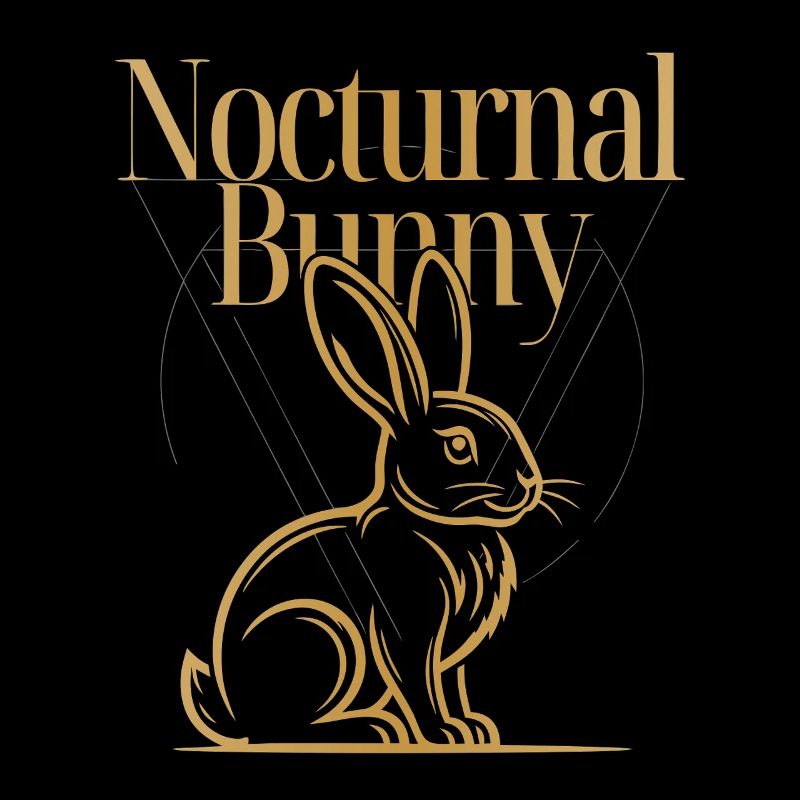 Conception du Lapin de Pâques nocturne du Lapin de Pâques nocturne