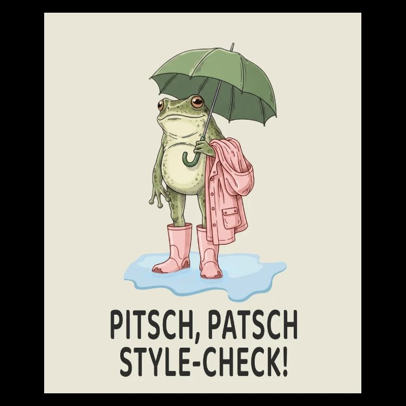 Cool frog in style check
