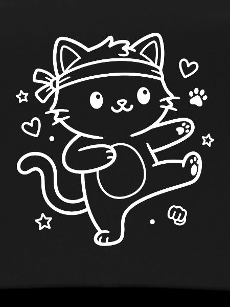 Karate Kawaii Cat