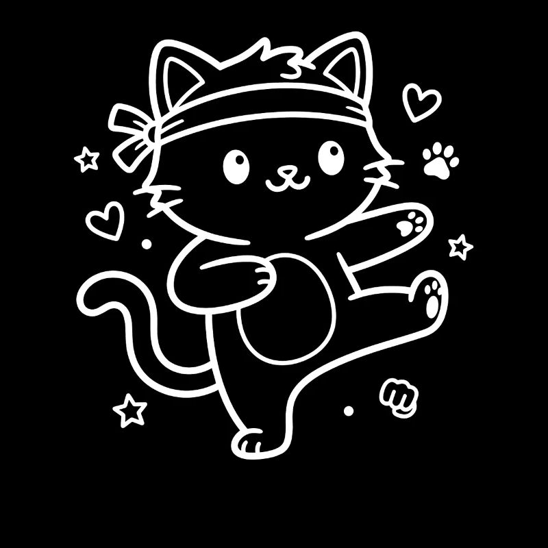 Karate Kawaii Cat