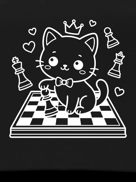 Chess Kawaii Cat