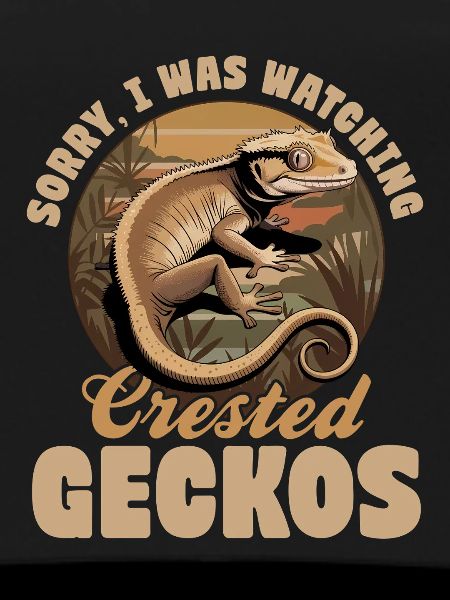 Funny Reptile Crested Gecko