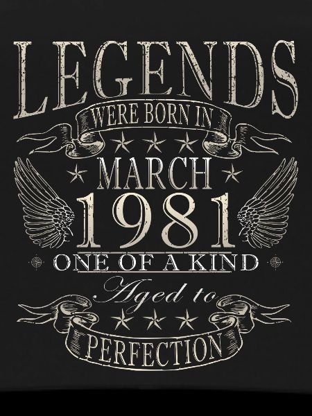 Birthday March 1981