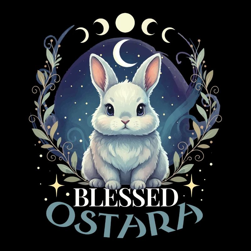 Happy Easter Ostara Rabbit
