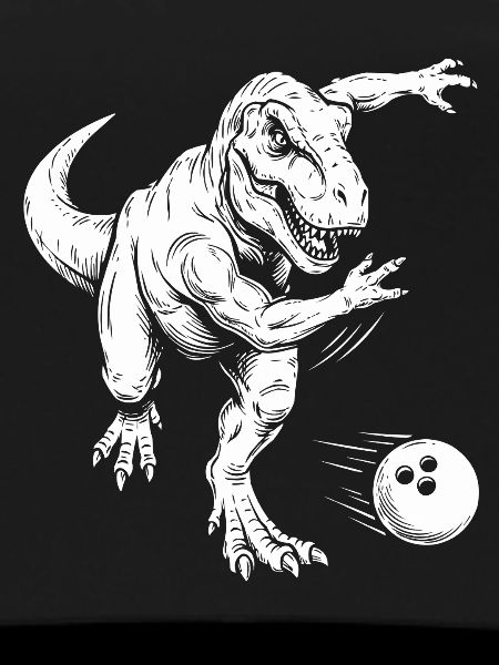 Bowler Dinosaur Kids Boys Bowling