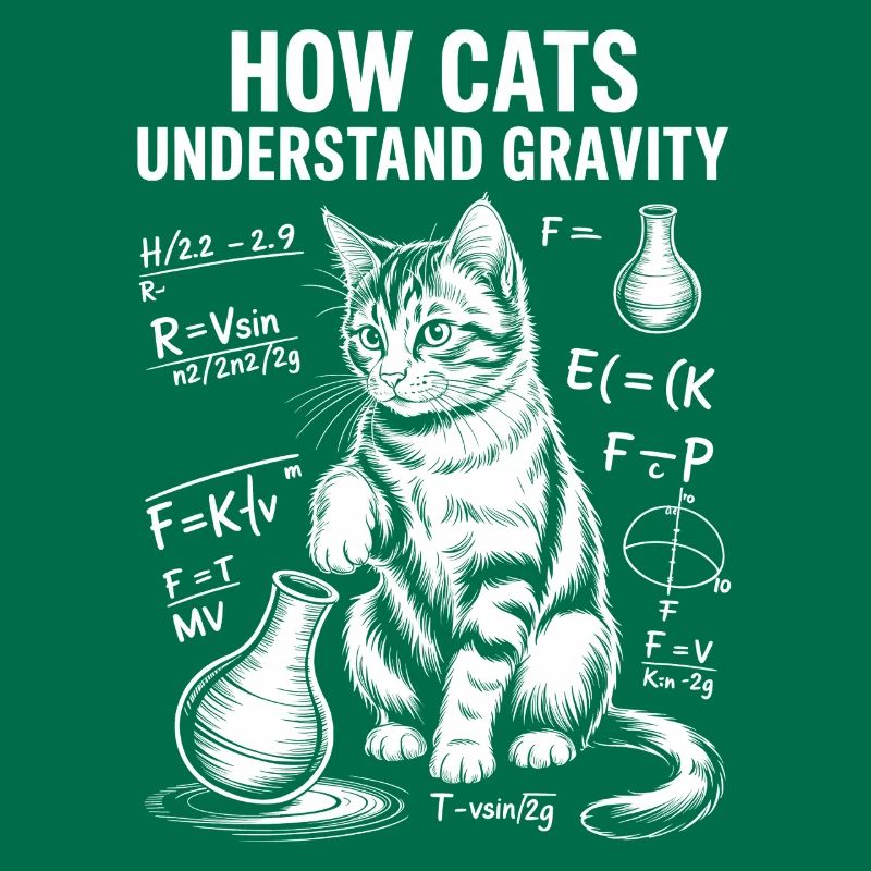 Physics Cats Sayings Math Joke Physics Gift