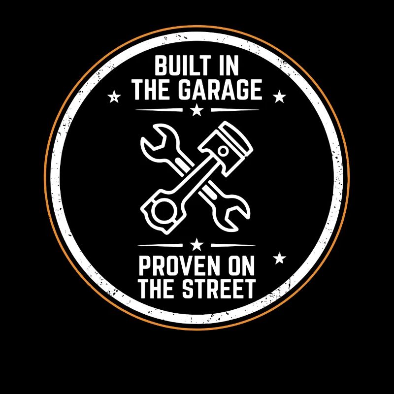 Garage Schrauber Emblem Built In The Garage