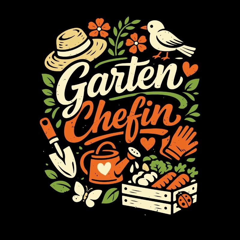 Garten Chefin Gärtnerin Geschenk