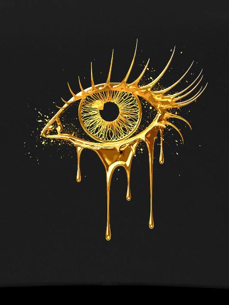 Regard d’œil doré