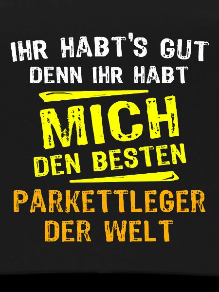 Parkettleger Geschenk