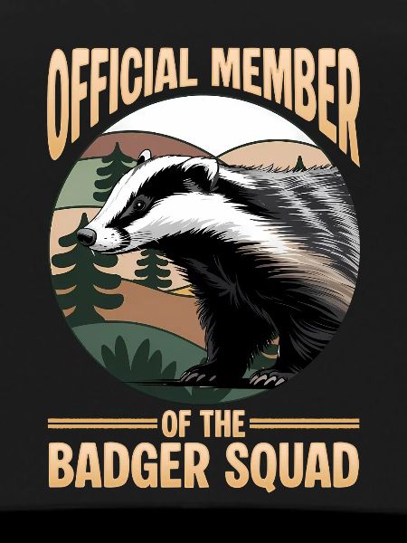 Funny Animal Badger