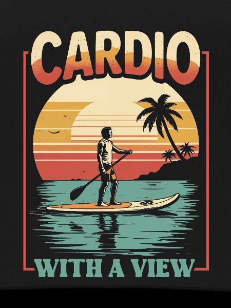 Cardio debout avec vue