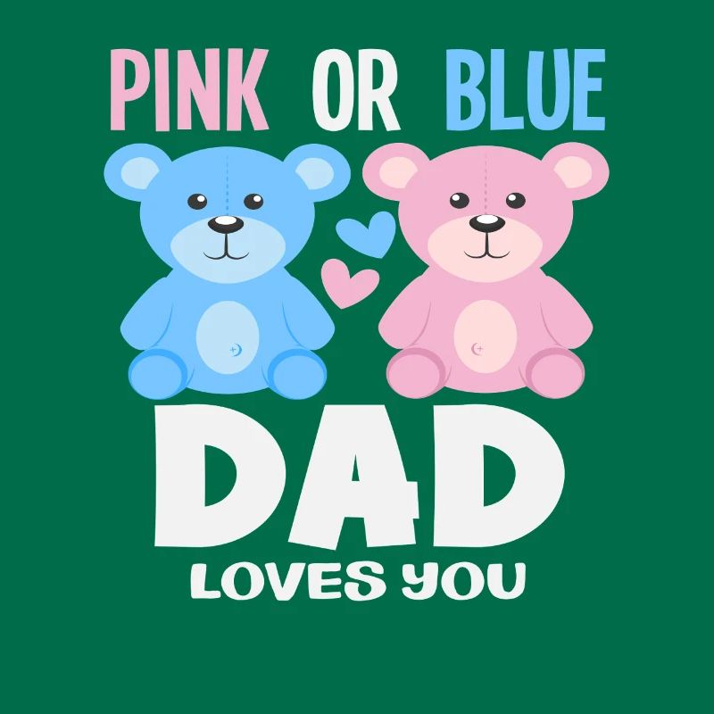 Pink Oder Blau Papa Liebt Dich