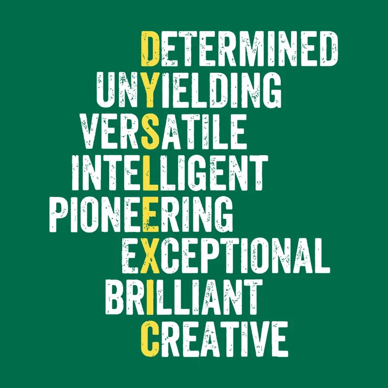 Yellow Accent Adjective Stack