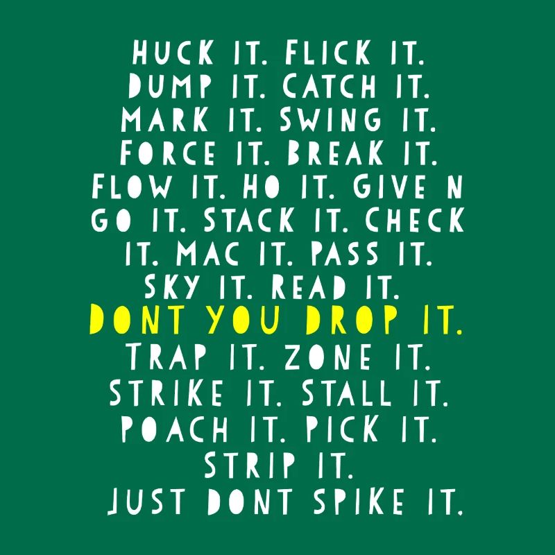 Dont You Drop It Bold Typography