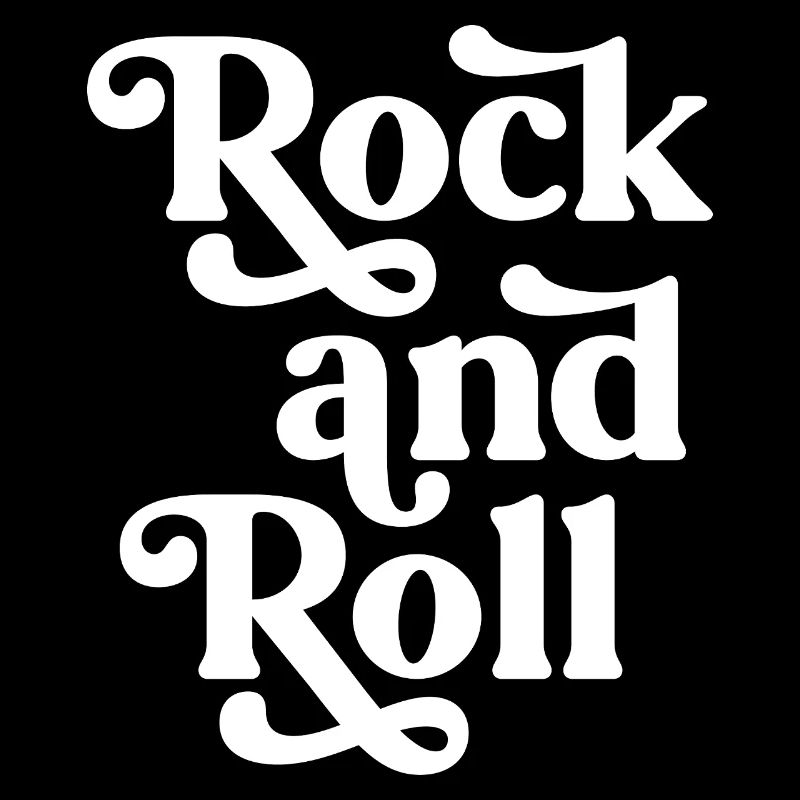 Rock'n'Roll-Retro-Schriftart