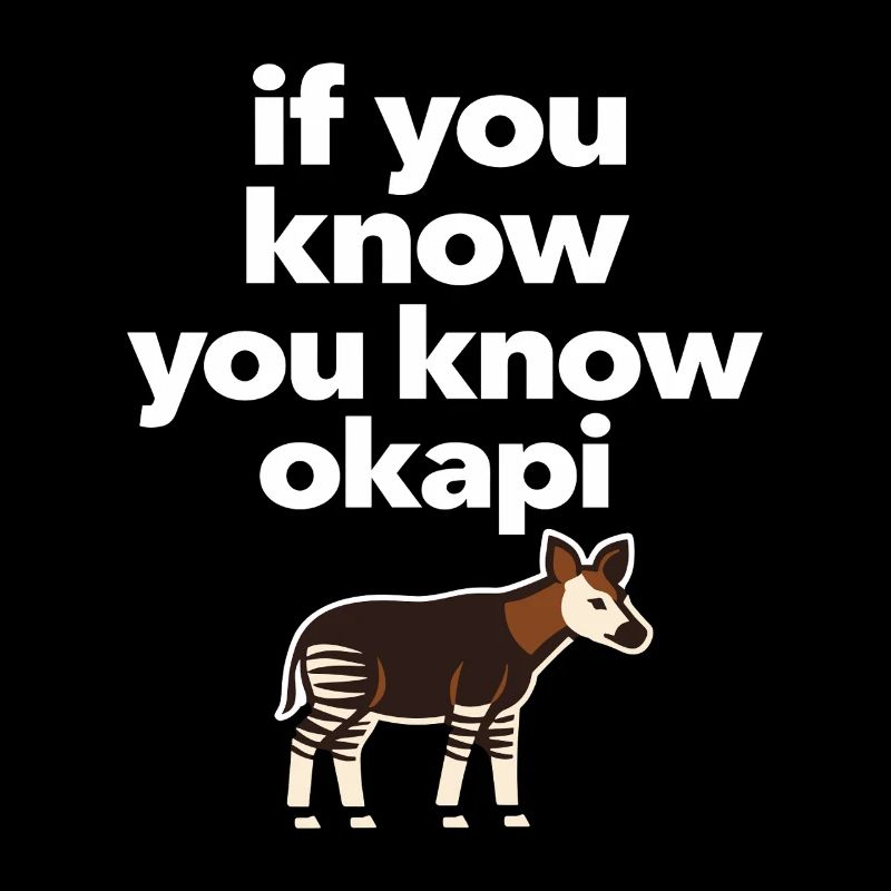 Okapi Lovers Okapi Animal Rare Wildlife Love