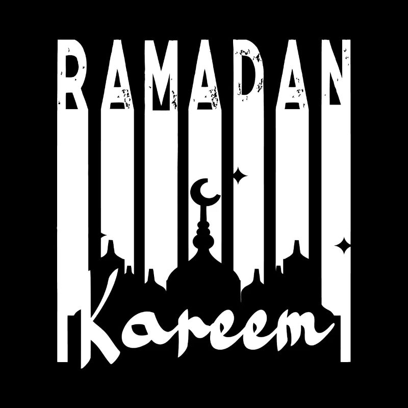 Ramadan Kareem Mosque Silhouette