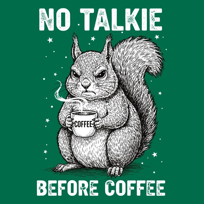 Pas de conversation devant un écureuil amateur de café