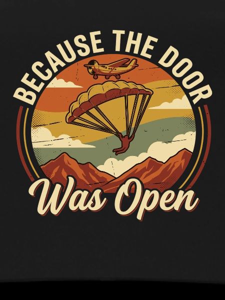 Skydiving Saying Adventure Paragliding