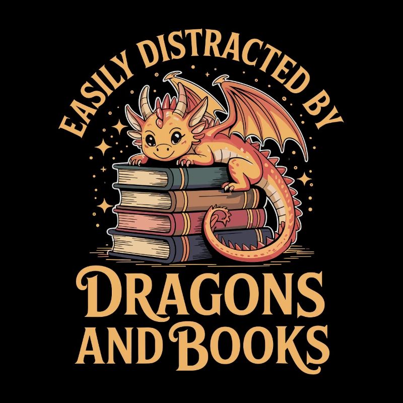 Romans drôles Lecteurs de contes de fées de Dragon Nerd de fantasy