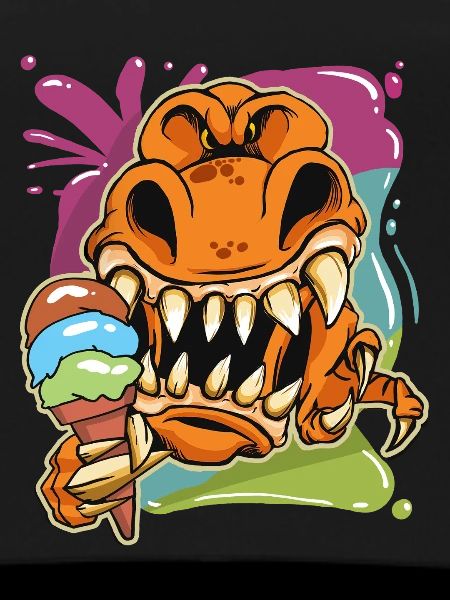 Loving T-Rex Cartoon