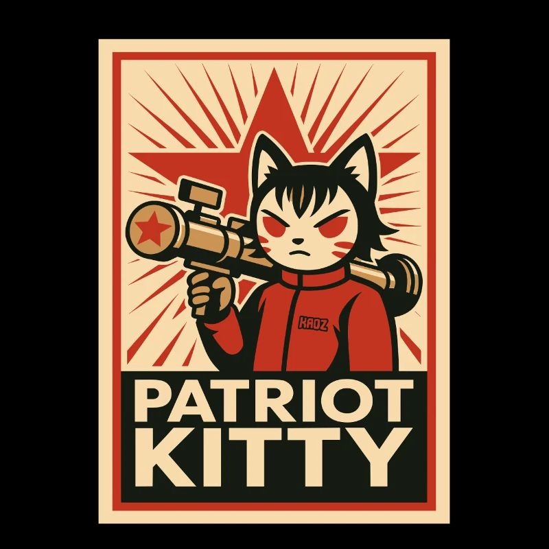 Patriot Kitty Rocket Art