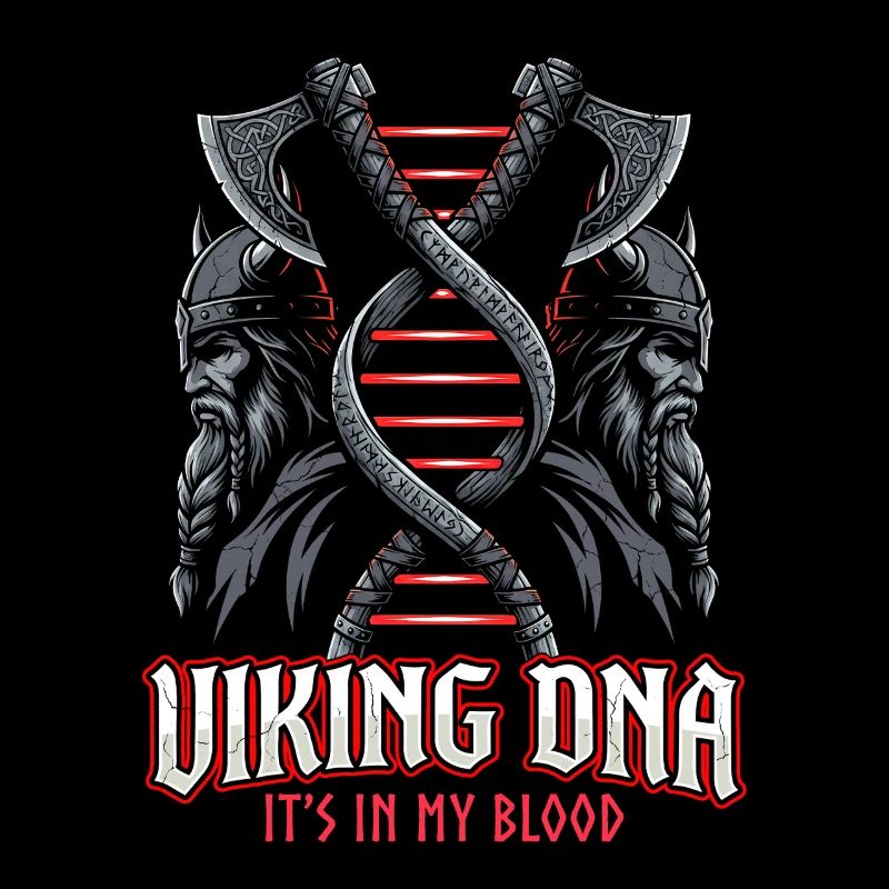 Symbole de hache à ADN viking – C’est dans le sang