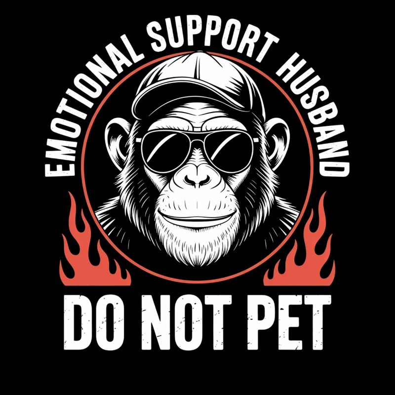 Singe de soutien émotionnel à ne pas caresser