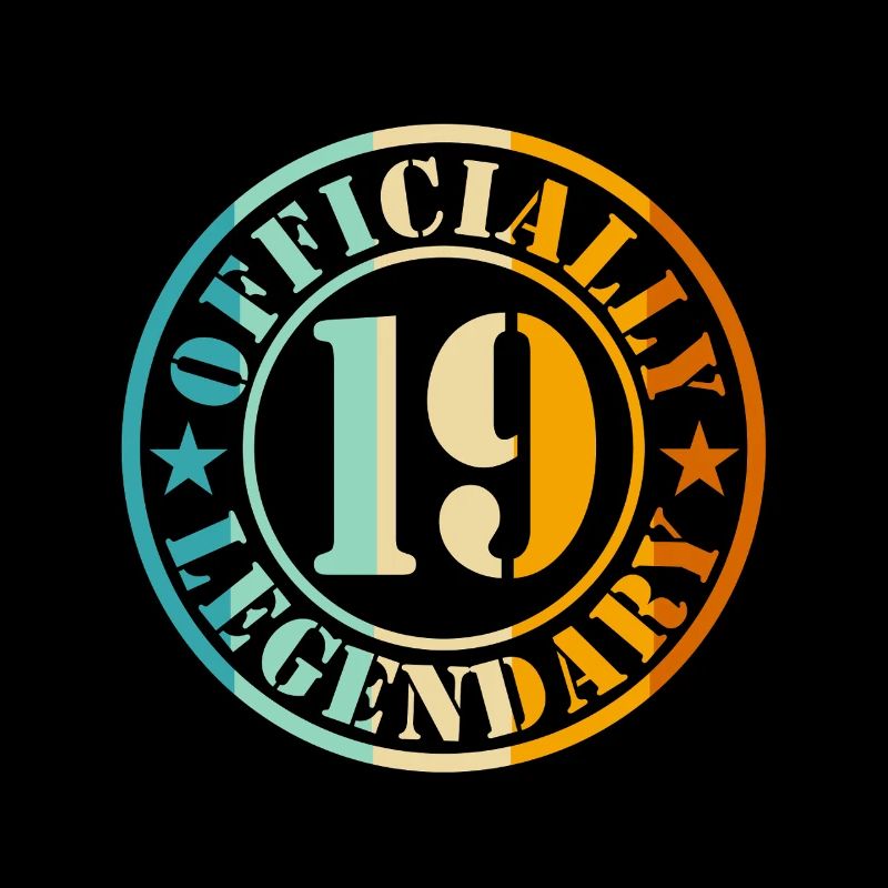 19. Geburtstag Junge Mädchen Legende Level 19