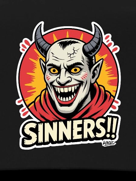 Demonic Grin Sinners Graphic