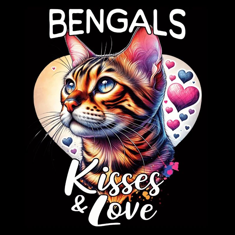 Amour des chats du Bengale
