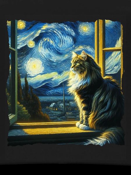 Maine Coon Starry Night