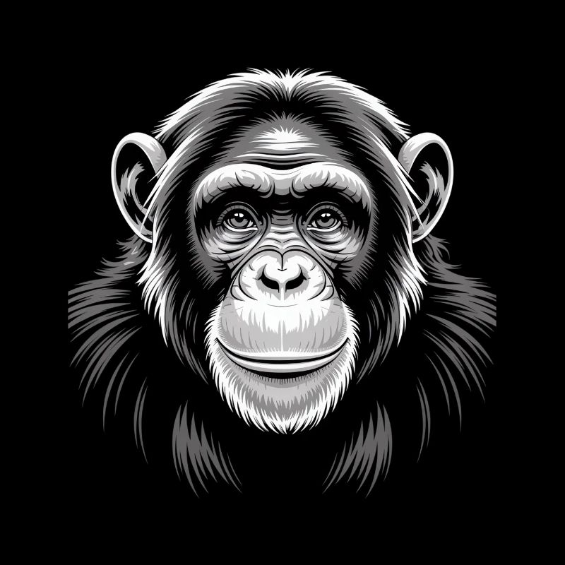 Affe Schimpanse