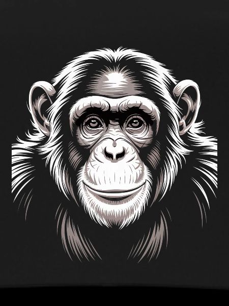 Affe Schimpanse