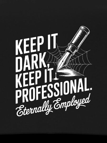 Dunkle professionelle Spitzentypografie