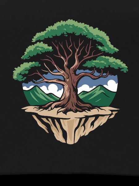 Tree Island Circle Landscape