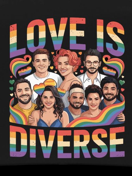 Love Is Diverse Pride Regenbogen