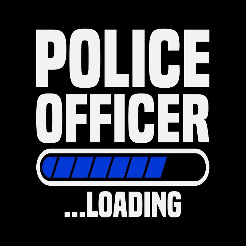 Polizist lädt Polizeischule Graduierter Polizei