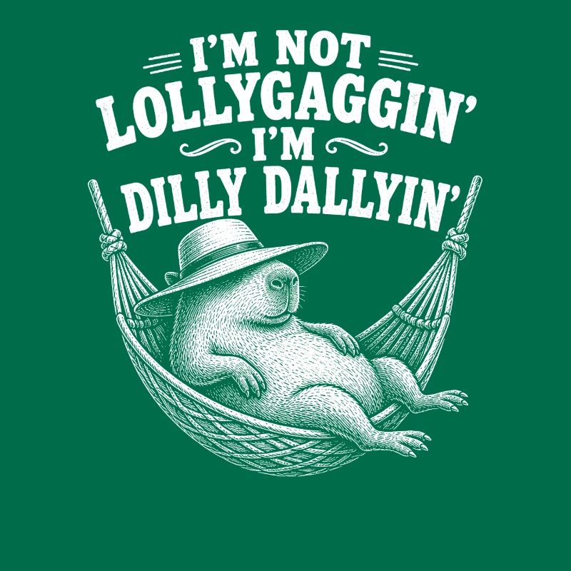 I don't dawdle, I dawdle, Capybara!