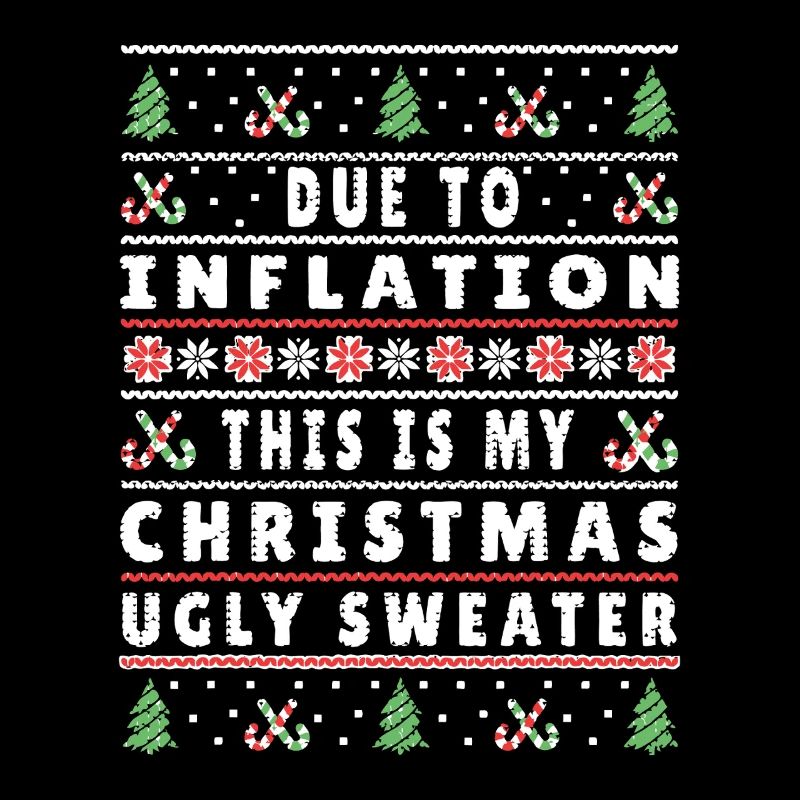 Inflation Weihnachten Hässlicher Pullover
