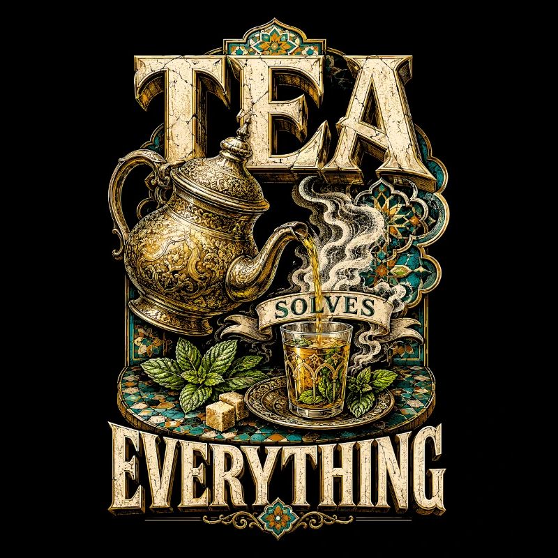 Moroccan Morocco Tea Solves Everything