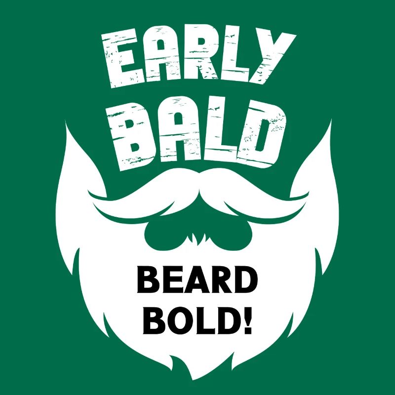 Early Bald Beard Bold
