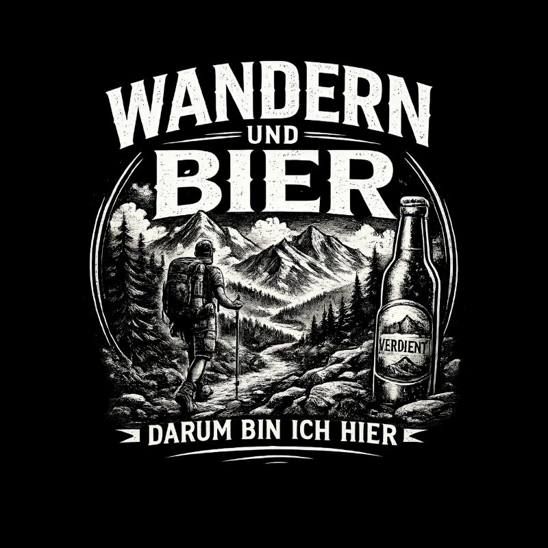 Wandern und Bier Berg Abenteuer