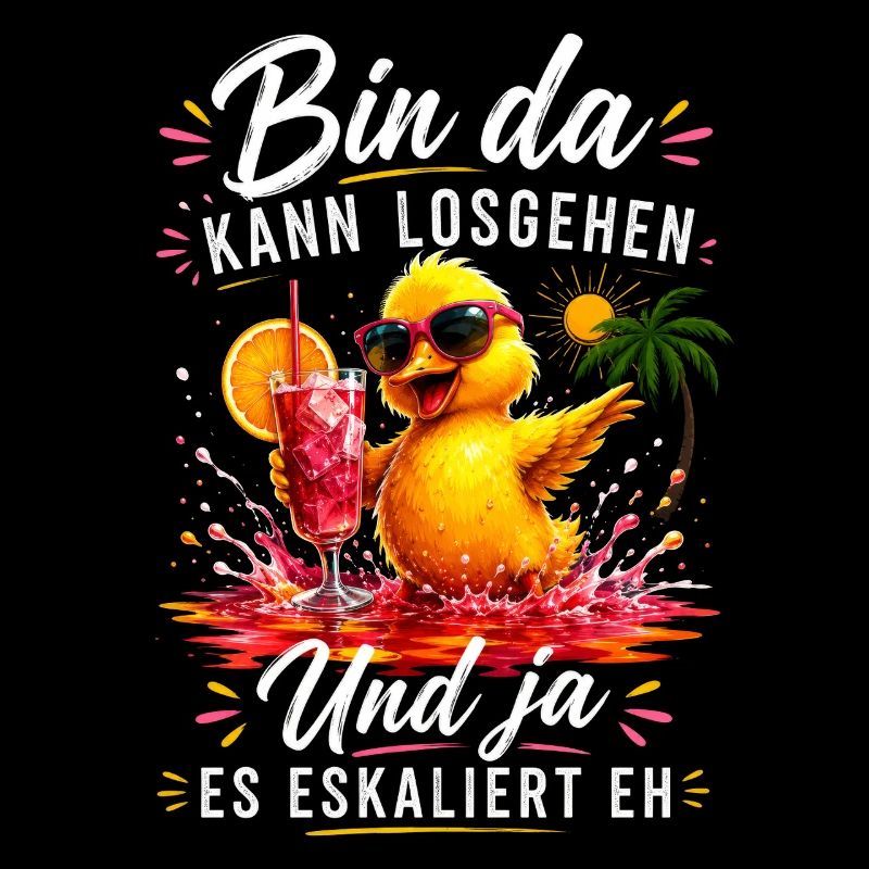 Bin da Eskaliert Ente Sommer Party